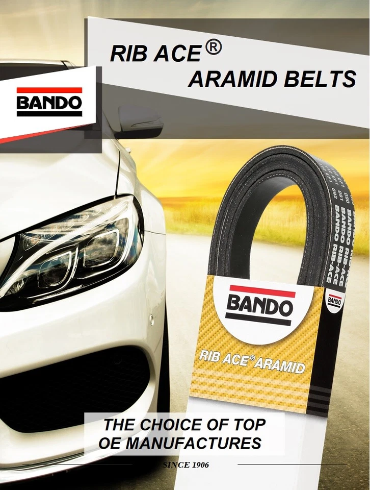 Cinturón serpentino BANDO 6PK10A ajuste KIA 16-20 OPTIMA 16-20 SORENTO 16-22 SPORTAGE Foto 3 de 4