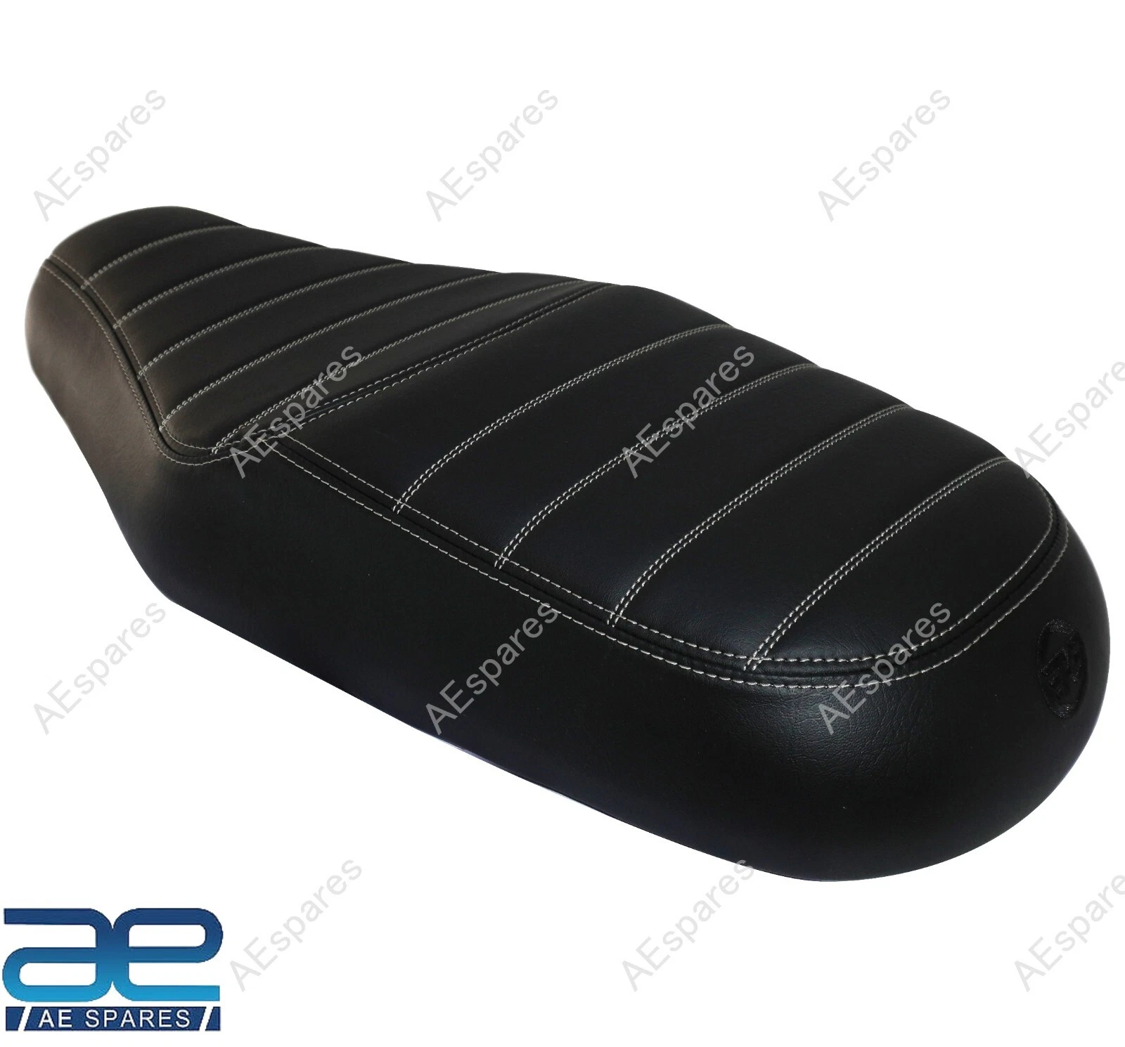 Black Deluxe Touring Dual Seat For Royal Enfield Interceptor 650cc & GT 650cc view 4