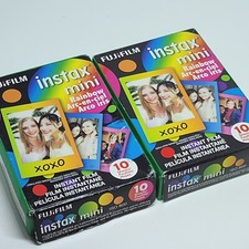 Fujifilm Instax Mini RAINBOW Instant Film 10 Sheets X 2 Packs Sealed in Box