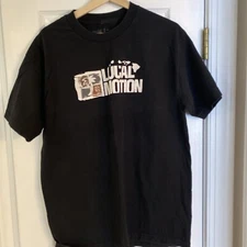 LOCAL MOTION Men's Hawaii Black 100% Cotton T-Shirt - Size L - EUC