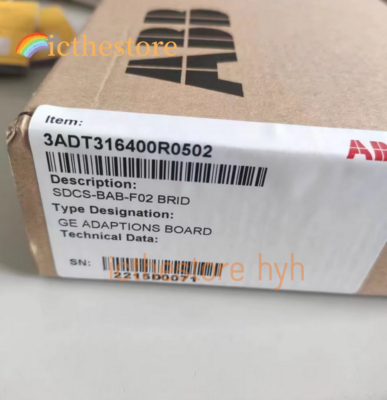 1PCS NEW 3ADT316400R0502 SDCS-BAB-F02 DCS550 GE ADAPTIONS BOARD