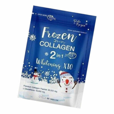 3X Frozen Collagen 2 In 1 whitening X10 Nourish the skin look