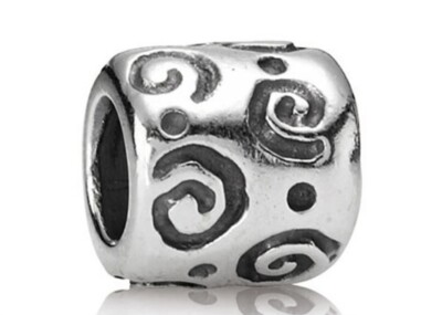 Authentic Ret. Pandora Curls Charm SS925 #790124 - Brand New