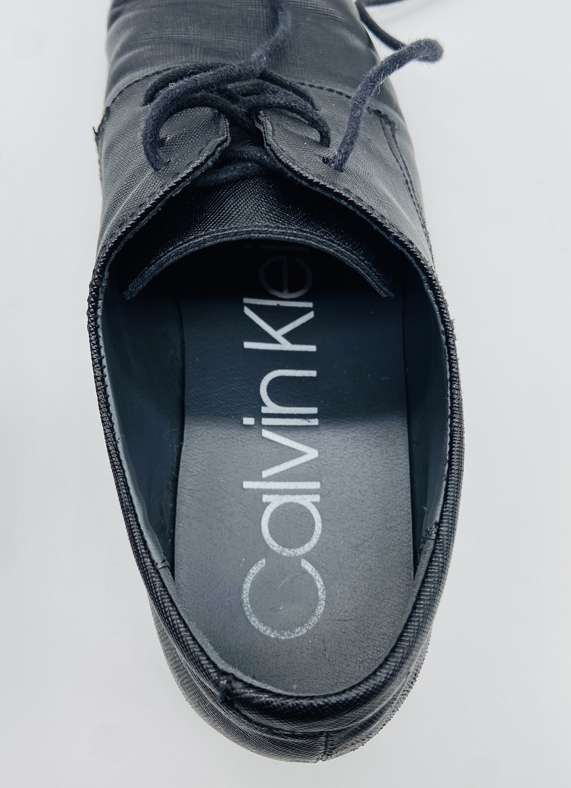 *LOT* Calvin Klein Men's Black Lace Up & Dark Brown Buckle Strap Dress Shoes; 10 thumbnail 7