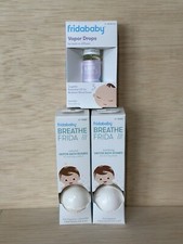 2-FridaBaby Breathe Frida Natural Vapor Bath Bombs  1-Vapor Drops Bath Diffuser