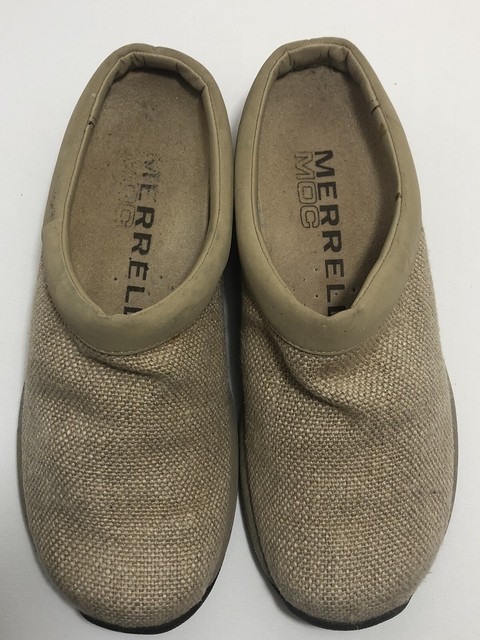 Merrell Womens Primo Hemp Natural Slide Slip on Walking Mule Clog Shoes Size 8 for sale online 