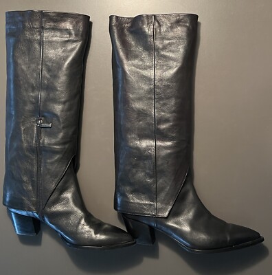 Giorgio Fabiani Leder Stiefel Boots Stulpenstiefel Western Cowboy 
