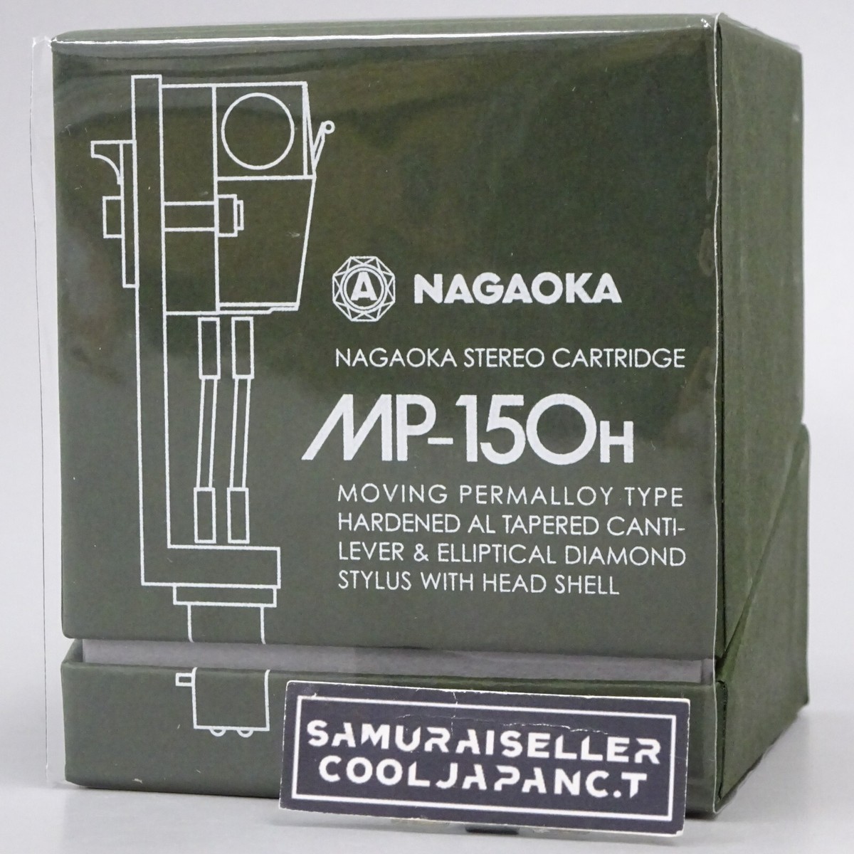 Nagaoka cartridges MP-150H w/headshell curing taper cantilever 