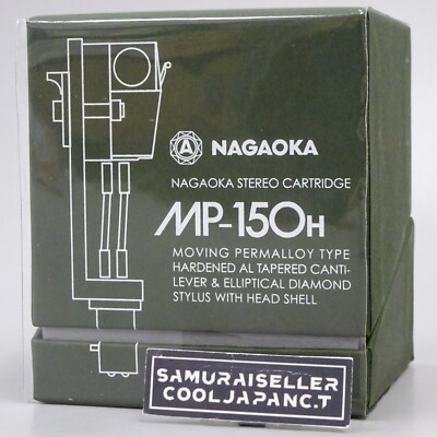 Nagaoka cartridges MP-150H w/headshell curing taper cantilever elliptical NEW