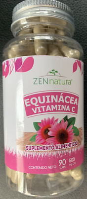 Equinacea Vitamina C 90 Capsulas Natural 