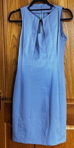 **PLEIN SUD JEANIUS**Dress Light Blue 8-10 Woman Ladies Wedding Party BDay vgc