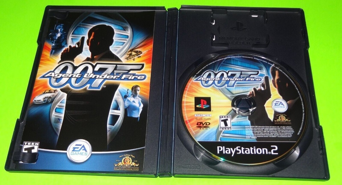 James Bond 007 Agent Under Fire PS2 PlayStation 2 + Reg Card