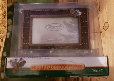 Genuine Rapala Sculpted Photo Frame fishing theme collectable; cabin perfect NOS