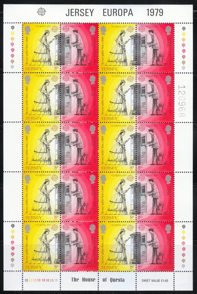 Jersey 1979 MNH Mi KLB Mi 192C-195C Sc 203a,205a EUROPA. Postal History  ** - Image 2 of 4