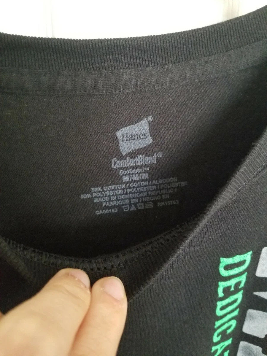 Hanes ComfortBlend Mens Menards T Shirt Adult Mens MEDIUM Short