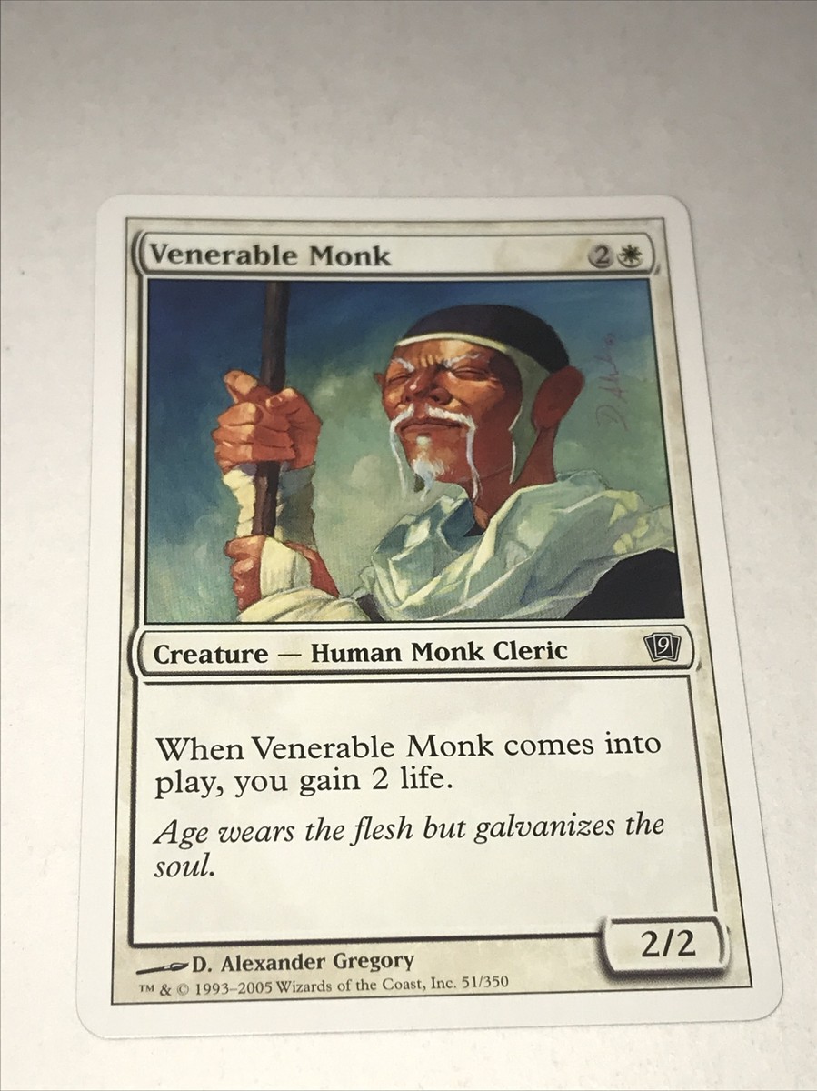 mtg monk cards Djinn Monk Token main image 1