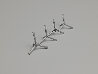 4x Ersatz Propeller Requisiten Flugzeug 3 Blatt Modell Airbus Ersatzteil 1:200