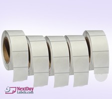 Clear Retail Package Seals 2" Inch Round Wafer Labels 500 Per Roll 5 rolls 