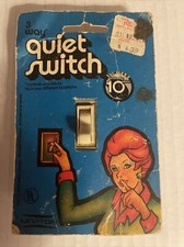 Vintage NIP Leviton Single Pole 15A Quiet Switch, Made In The USA!