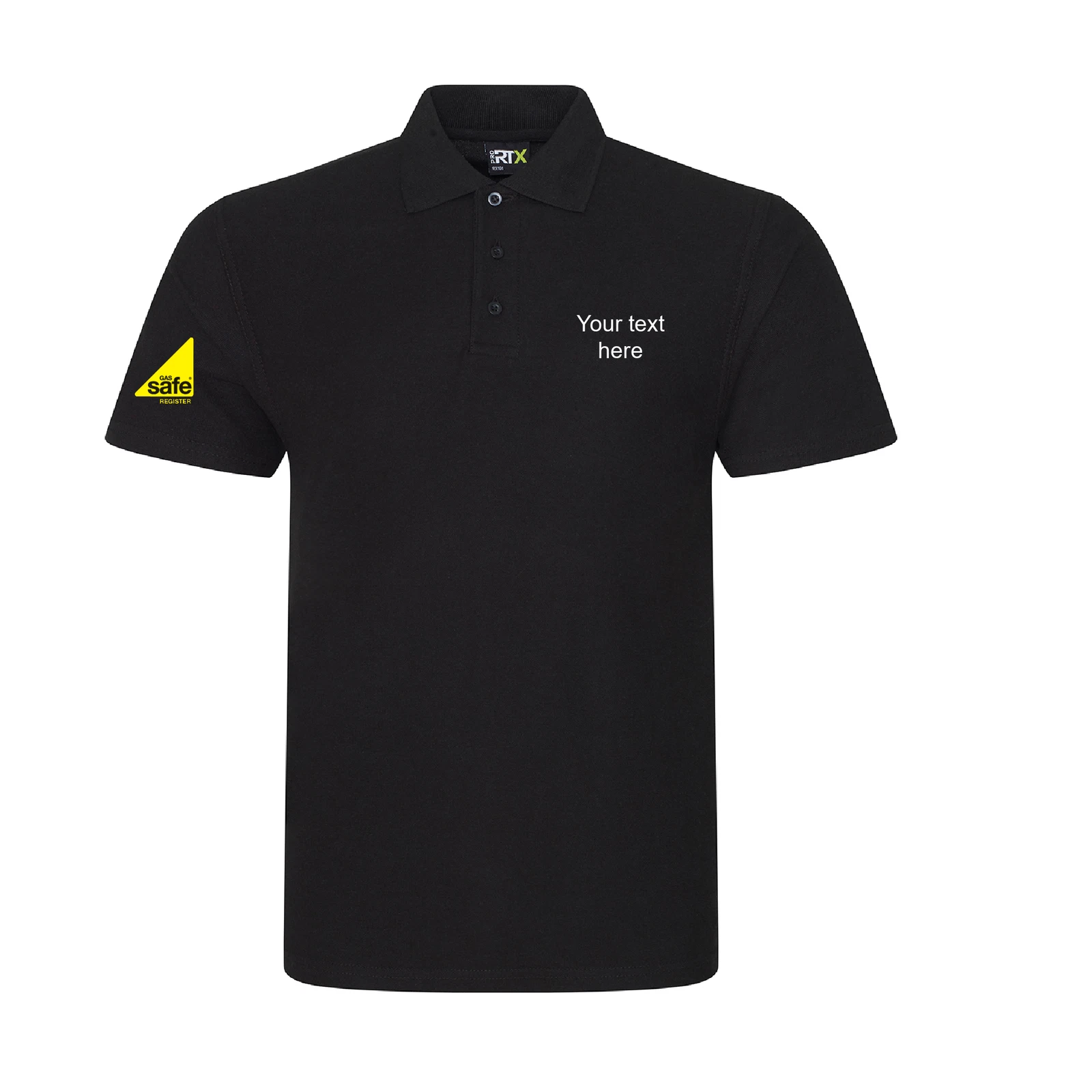 Gas Safe Polo shirt Embroidered on the sleeve - plumber work wear
Opens in a new window or tab