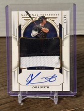 2024 National Treasures Colt Keith Tigers Gold Prospect Material Sig/49 #PMS-CK