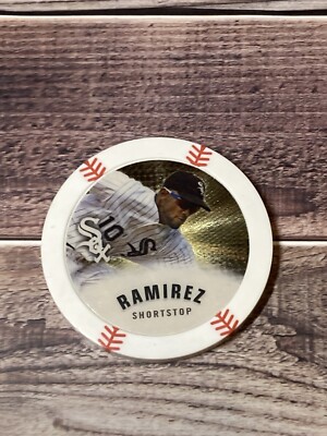 Chicago White Sox 2013 Topps Chipz Alexi Ramirez Gold Baseball