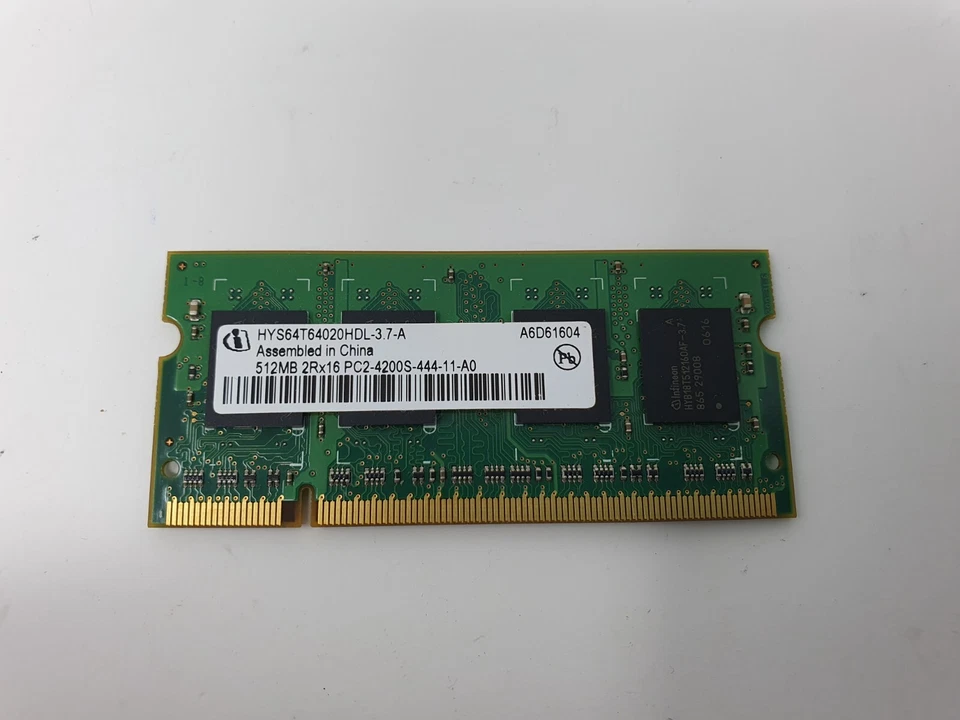 SONY PCG-7N2M VGN-FE21B RAM Memory 512MB PC2-4200s DDR2 Hynix HYS64T64020HDL - Image 3 of 4