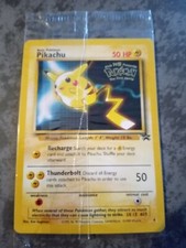 Pokémon Pikachu Rare 1999 Film Black Star Promo Card 