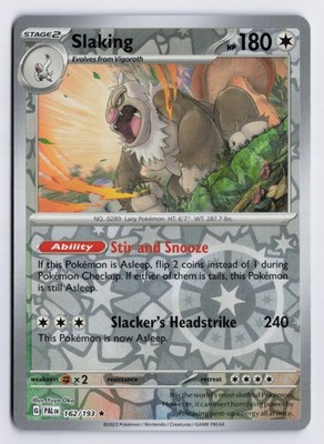 Slaking - PAL #162/193 SV02: Paldea Evolved Reverse Holofoil NM