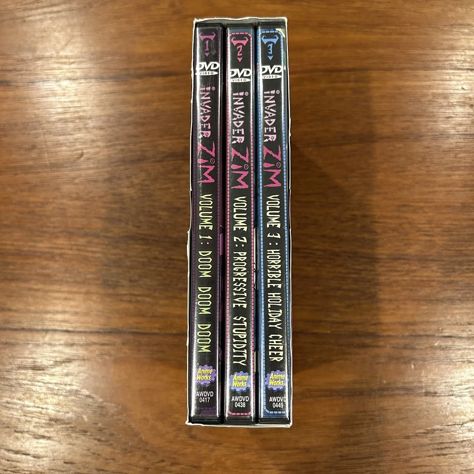 Invader Zim: Complete Invasion Volume 1-3 DVD Boxset, Vol 2 & 3 Sealed! 📀  - Image 2 of 4