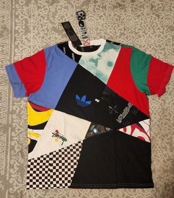 MSCHF 10 Brands Sewn Shirt Patchwork Variant   New With Tags   Concept Tee