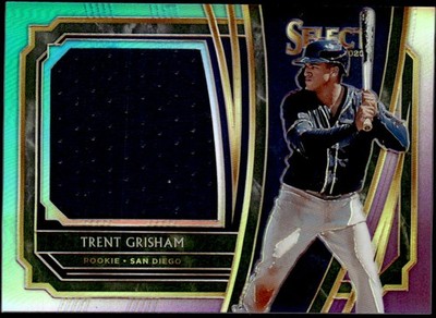 2020 Panini Select #RJS-TG Trent Grisham Rookie Jumbo Jersey Tri-Color #/99