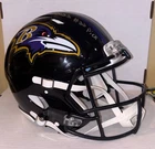 Zay Flowers Signed Auto Baltimore Ravens NFL Full Size Helmet Fanatics COA