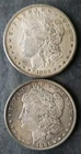 1883 S and 1886 $1 Morgan Silver Dollars