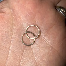 STERLING SILVER 925 SMALL HOOP EARRINGS BABY KIDS TEEN