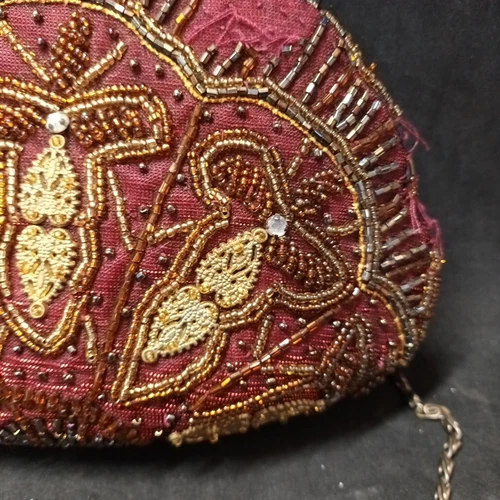 Bolso de hombro con cuentas - algunos daños - Imagen 10 de 12
