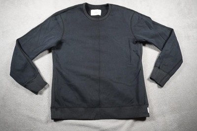 Reigning Champ Sweatshirt Mens Large Black Crewneck Pullover Fleece Athletic