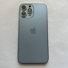 Original Back Glass Housing Cover Frame Replacement For iPhone 13 Pro Max Blue