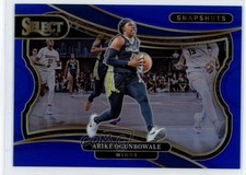 2025 Panini Select WNBA Snapshots Blue Prizm 33/49 Arike Ogunbowale #6 1jb0