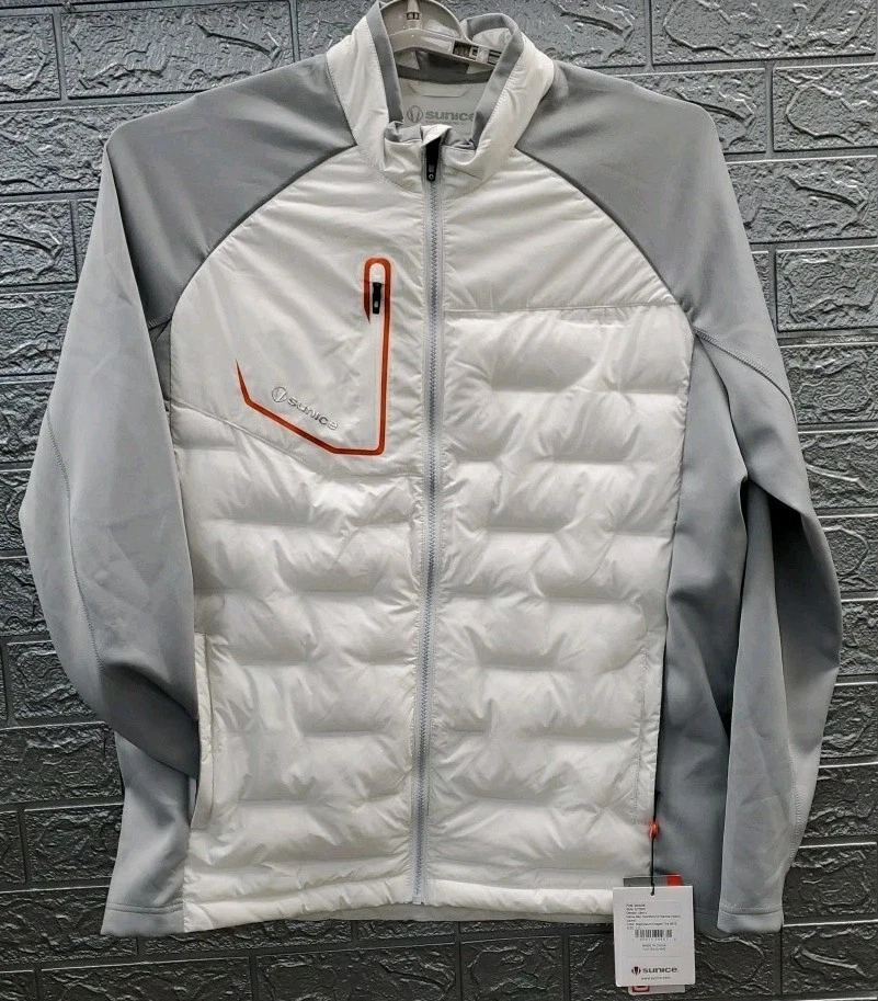 New Sunice Hamilton 2.0 Thermal Hybrid Weightless Jacket White/Grey Size Large
Opens in a new window