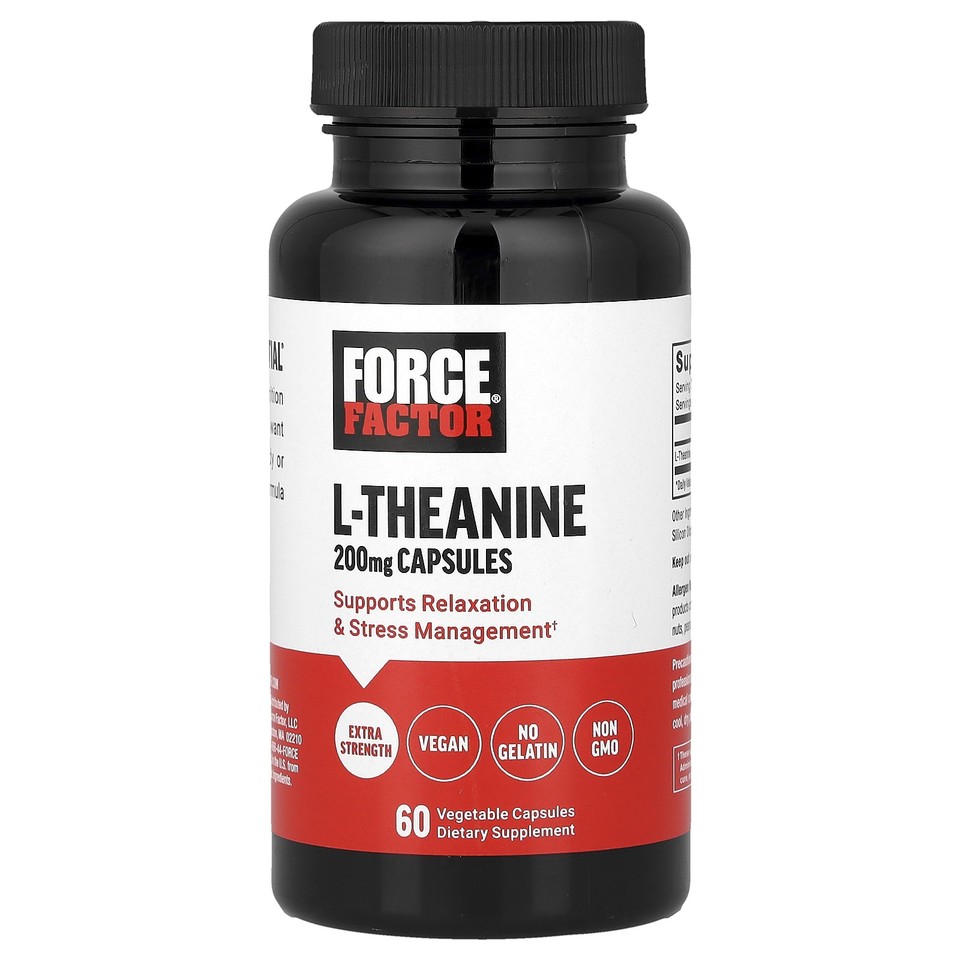 L-Theanine, 200 mg, 60 Vegetarian Capsules