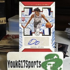 2020-21 Panini Chronicles-DANIEL OTURU-Auto RC Rookie Cornerstone “Letter” Patch