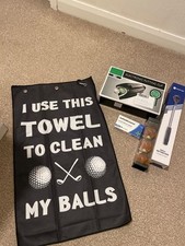 Various golf themed items. All brand new and unopen