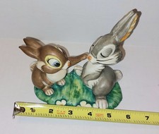 Disney Goebel figurescene with Thumper and Miss Bunny DIS 120 no issues 1950's