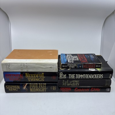 Lot of 7 Stephen King Books - Needful Things, Gerald's Game, Tommyknockers, etc