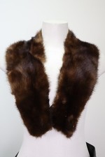 Women's Mink Fur Collar EXCELLENT For Coat Raincoat Jacket SUPER SALE  