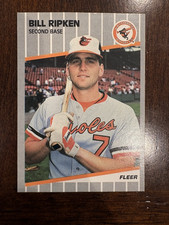 1989 Fleer Bill Ripken with Blacked Out Bat Knob