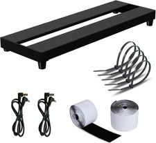 Mini Guitar Pedal Board, Aluminum Alloy Small Effect Bass Pedalboard, with Pedal