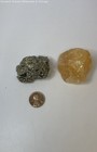 Loose Pyrite & Orange Calcite Gemstones 143.5g — photo 2