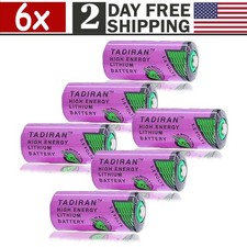  6 Pack TL-5955 2/3AA 3.6V Battery for Tadiran TL-5955 PLC CNC Battery